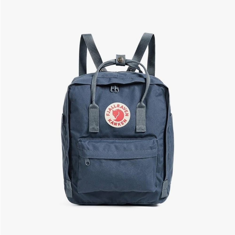 Fjallraven Kanken Small Backpack Double Handle Navy Bag Blue